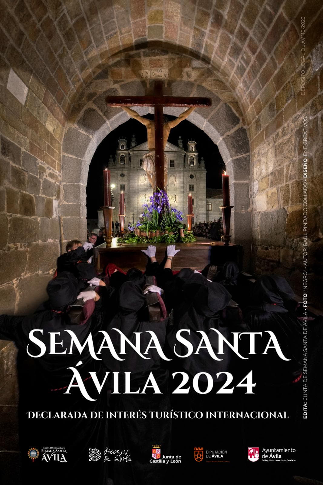 Cartel Semana Santa Ávila 2024. Autor: Raúl Pindado Collado